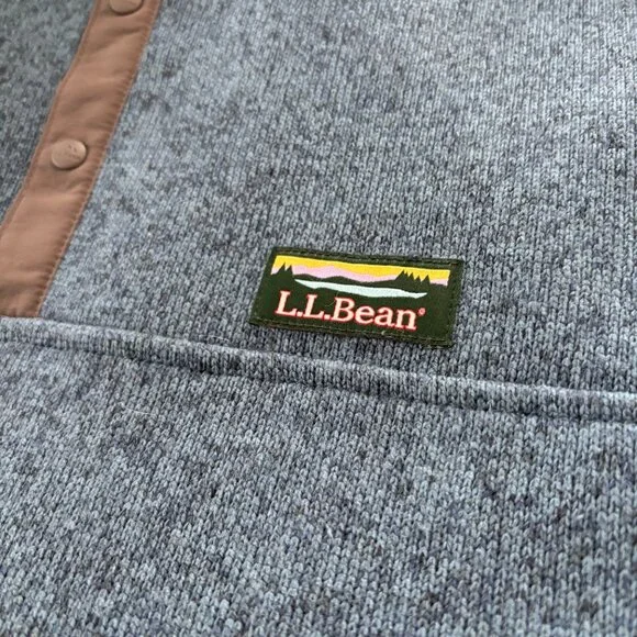 L.L. Bean Man’s Sweater Fleece Pullover, XL - Picture 2 of 6